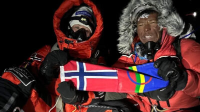 Norwegian, Sherpa Climbers Claim Record for Summiting All 14 of the World’s Tallest Mountains