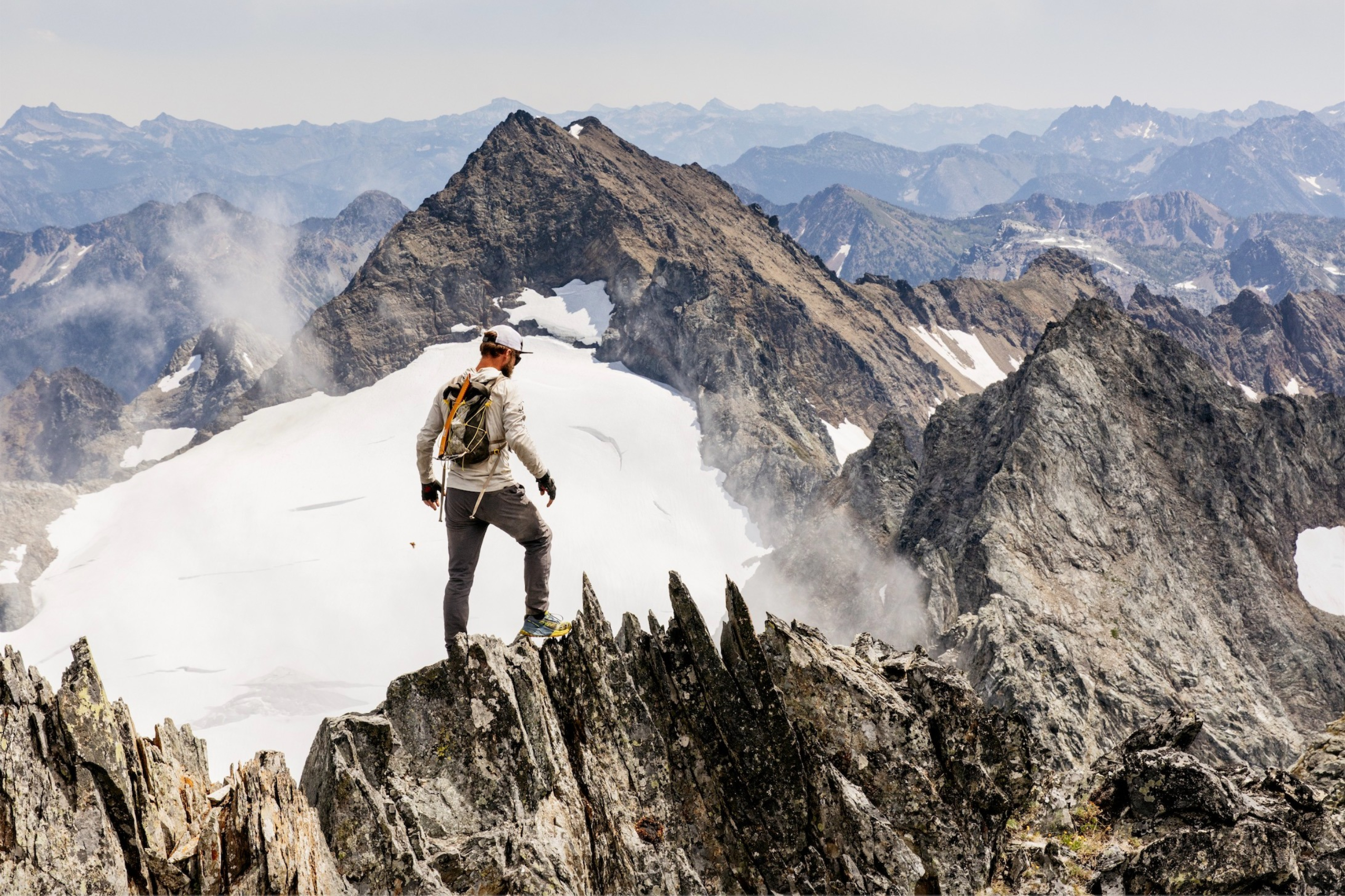 Jason Hardrath takes on the tallest volcano in North America; (photo/Jason Hardrath)